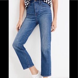 Madewell Women's Straight Leg Jeans - Blue